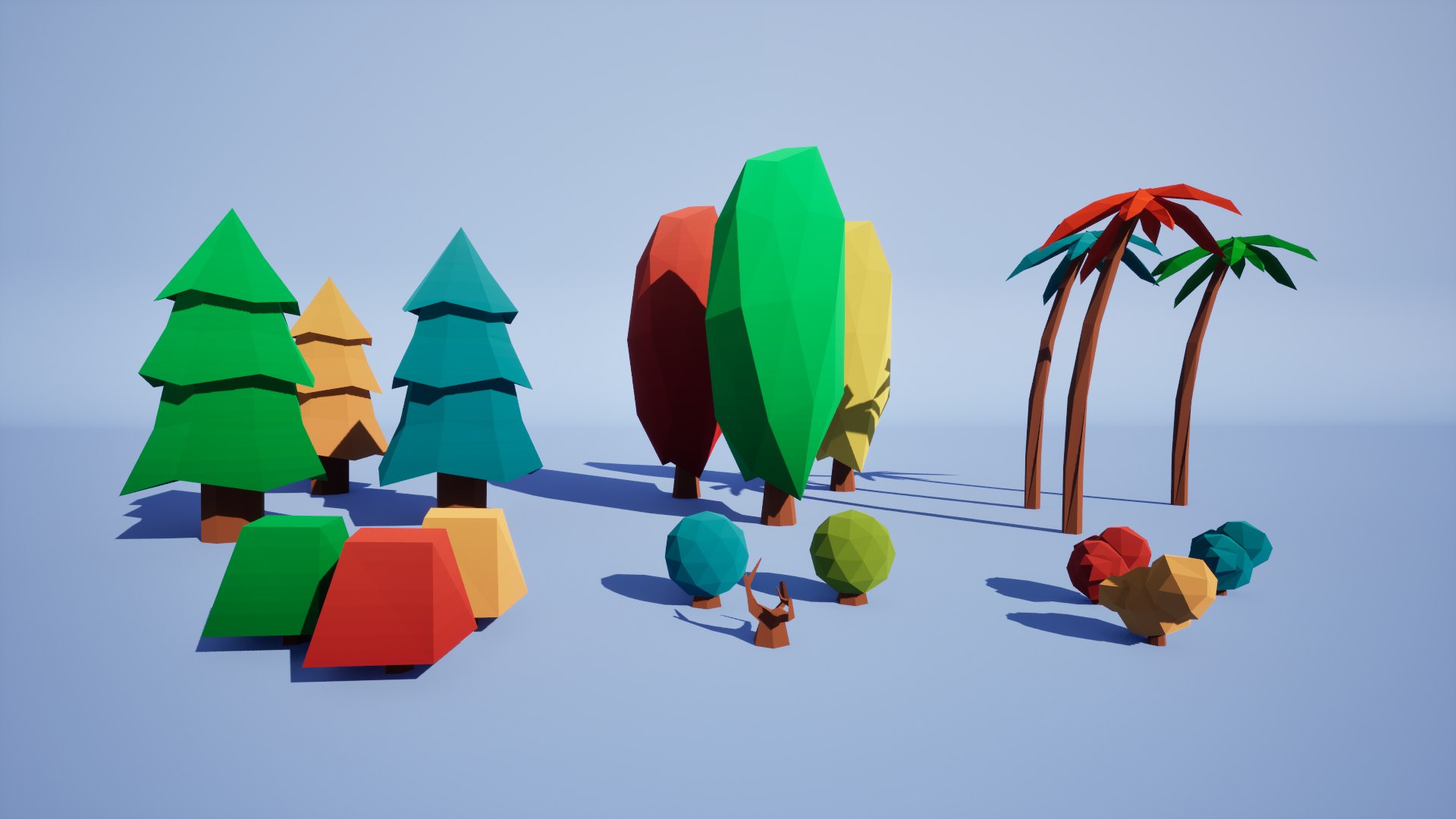 Low Poly Art Nature Pack Lite